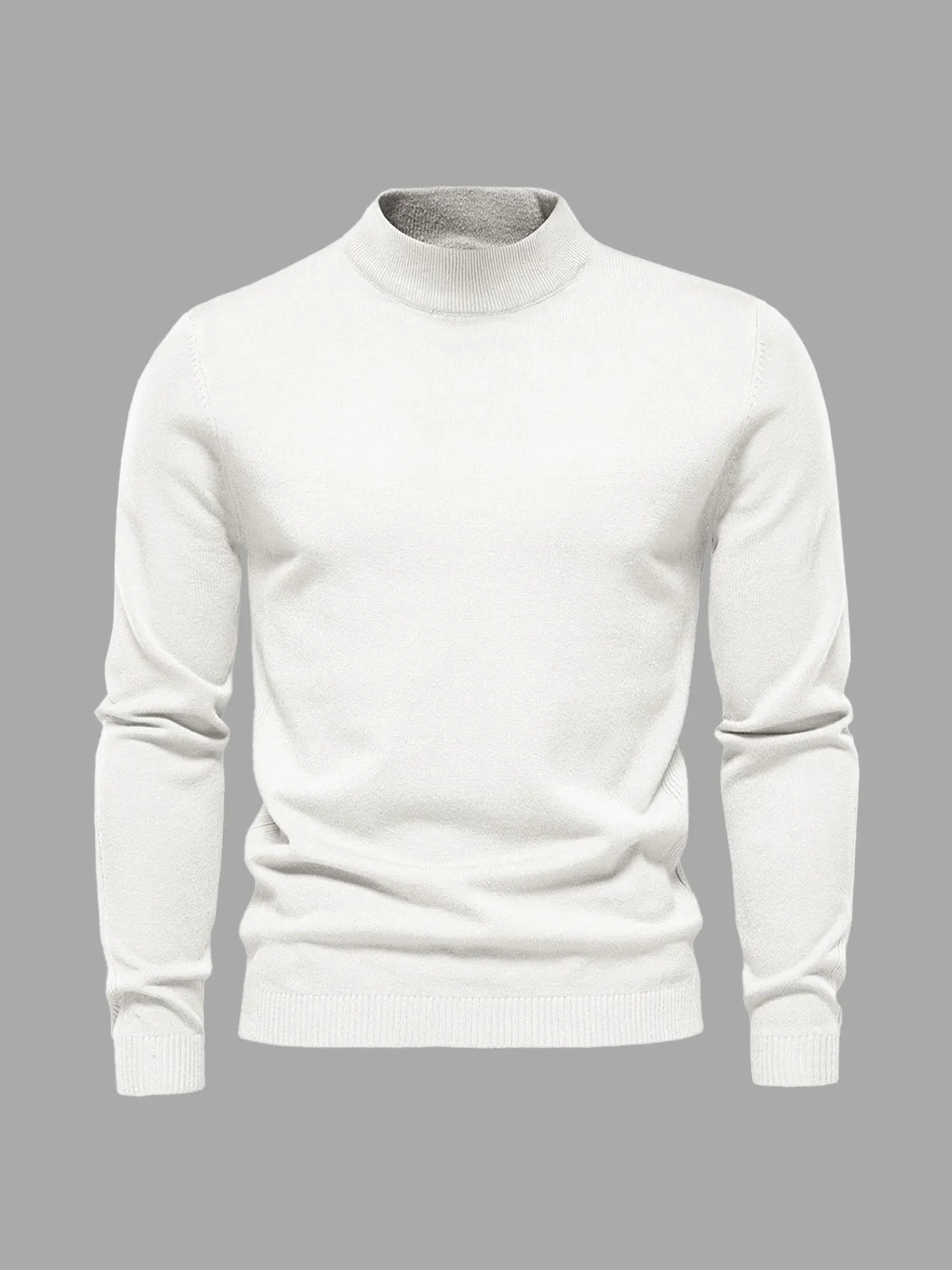 Mockneck Washable Sweater