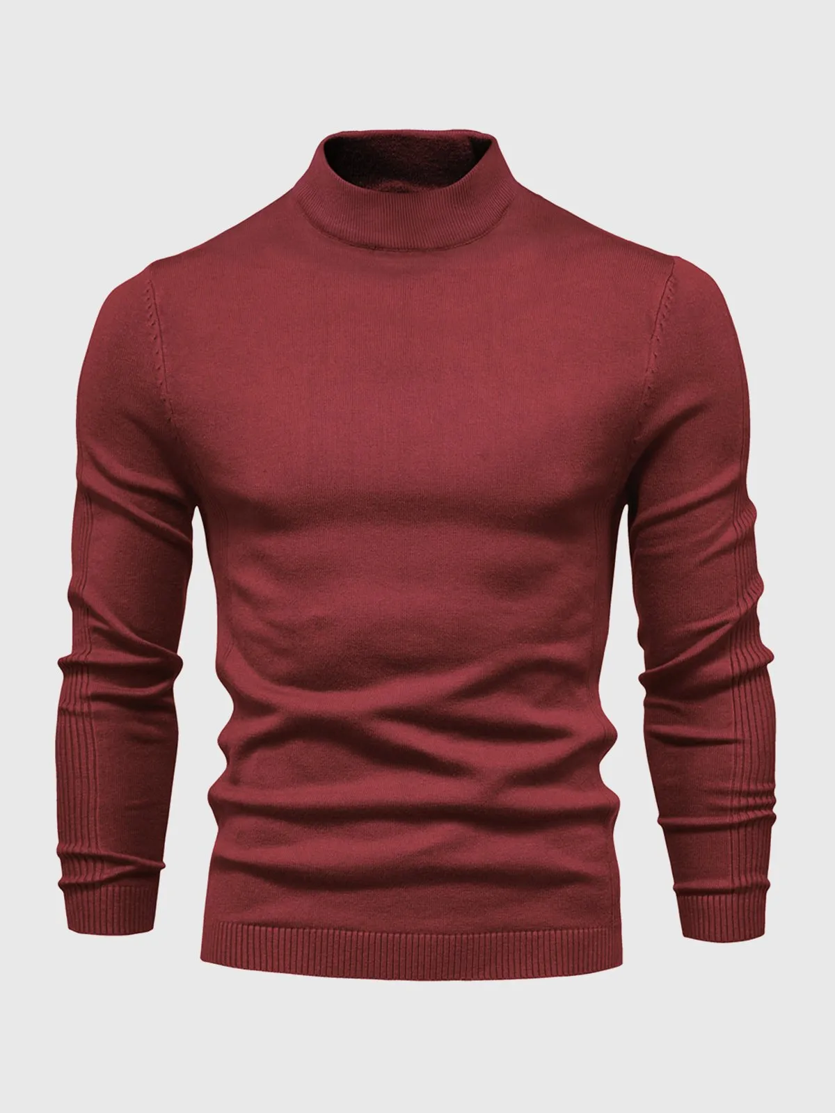 Mockneck Washable Sweater