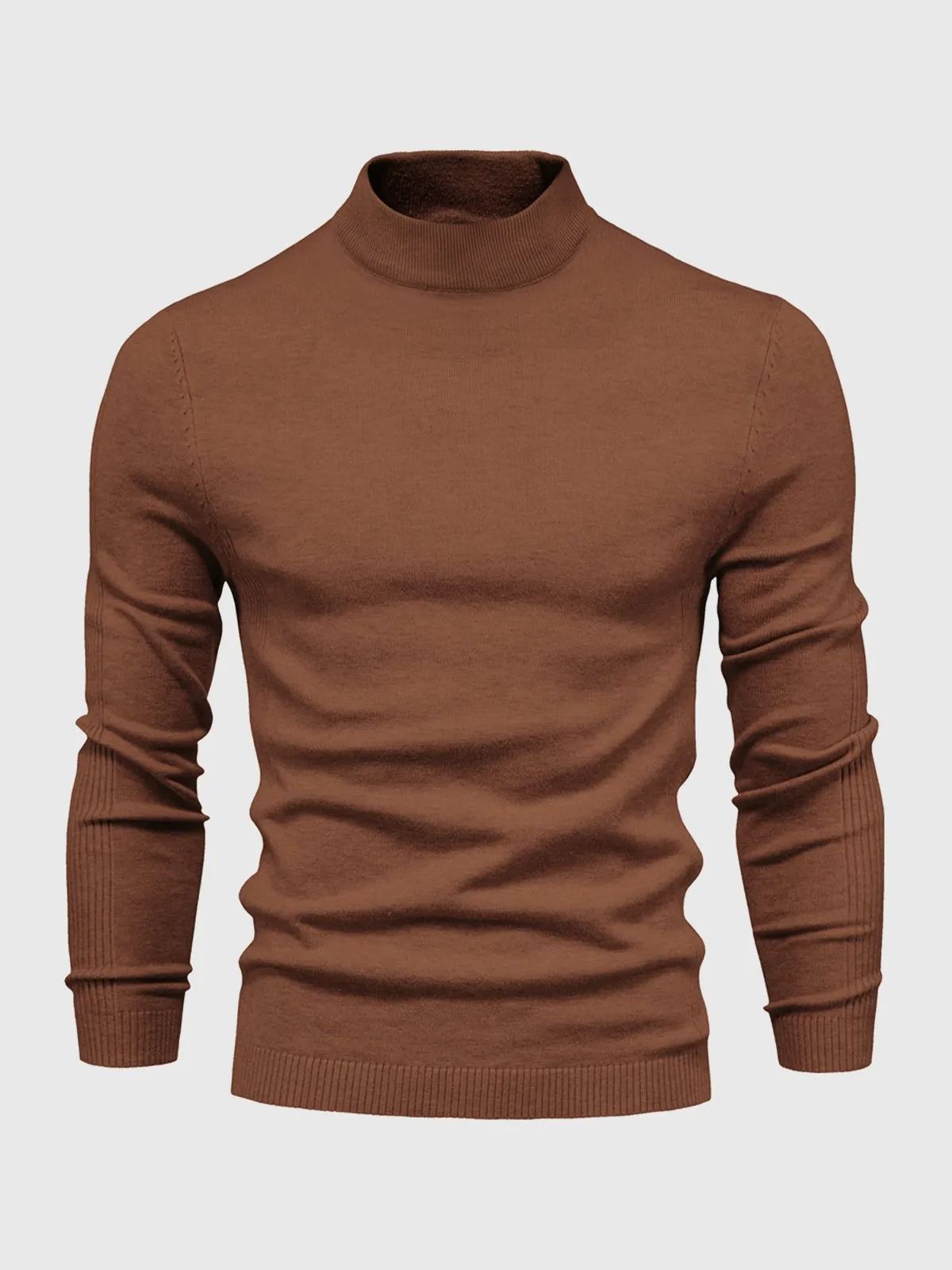 Mockneck Washable Sweater