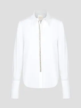 Object of Affection Shirt with Embellished Placket