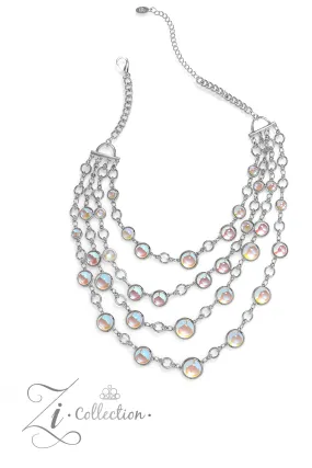 Paparazzi Hypnotic Multi 2023 Zi Collection Necklace & Earring Set