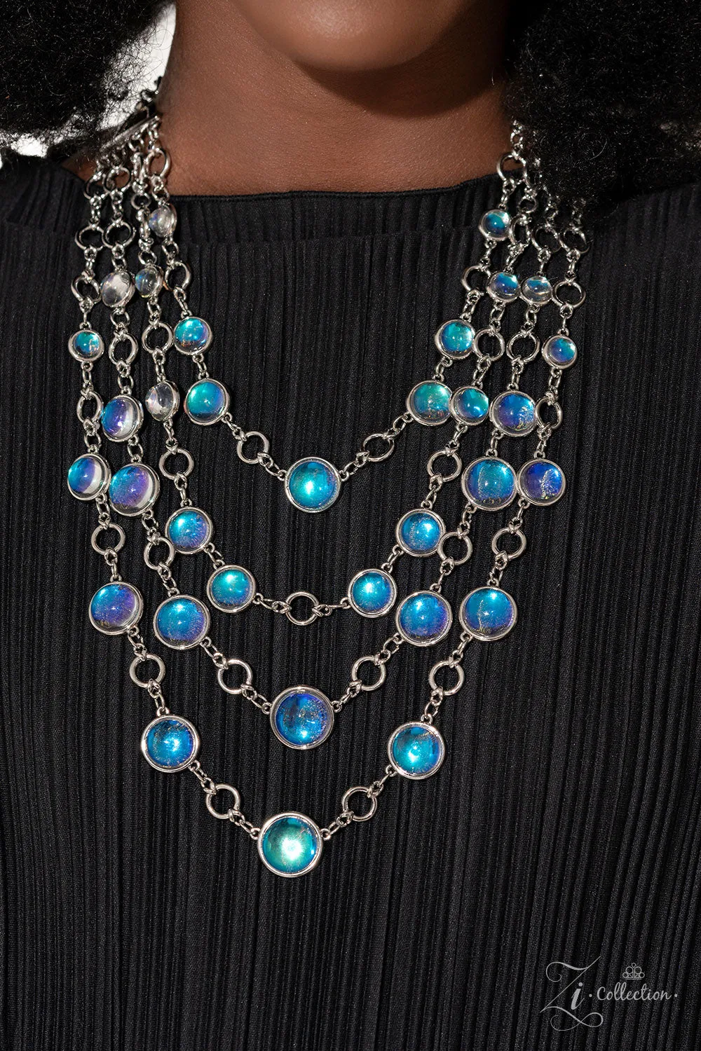 Paparazzi Hypnotic Multi 2023 Zi Collection Necklace & Earring Set