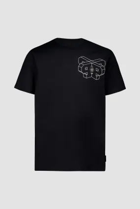 Philipp Plein Black Round Neck SS PAK T-Shirt