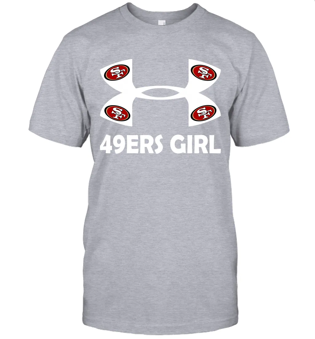 San Francisco 49ers Girl Under Armour Football T-Shirt