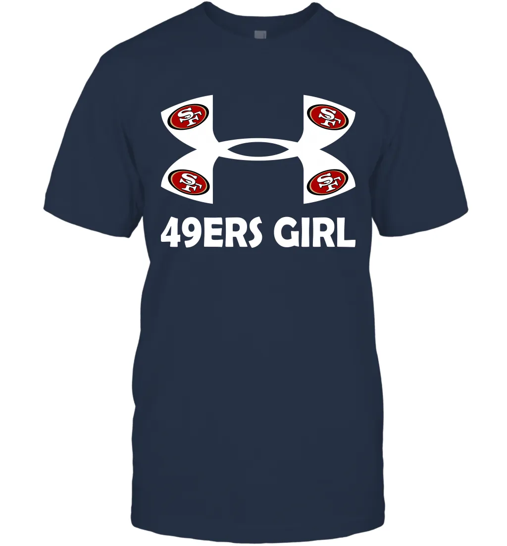 San Francisco 49ers Girl Under Armour Football T-Shirt