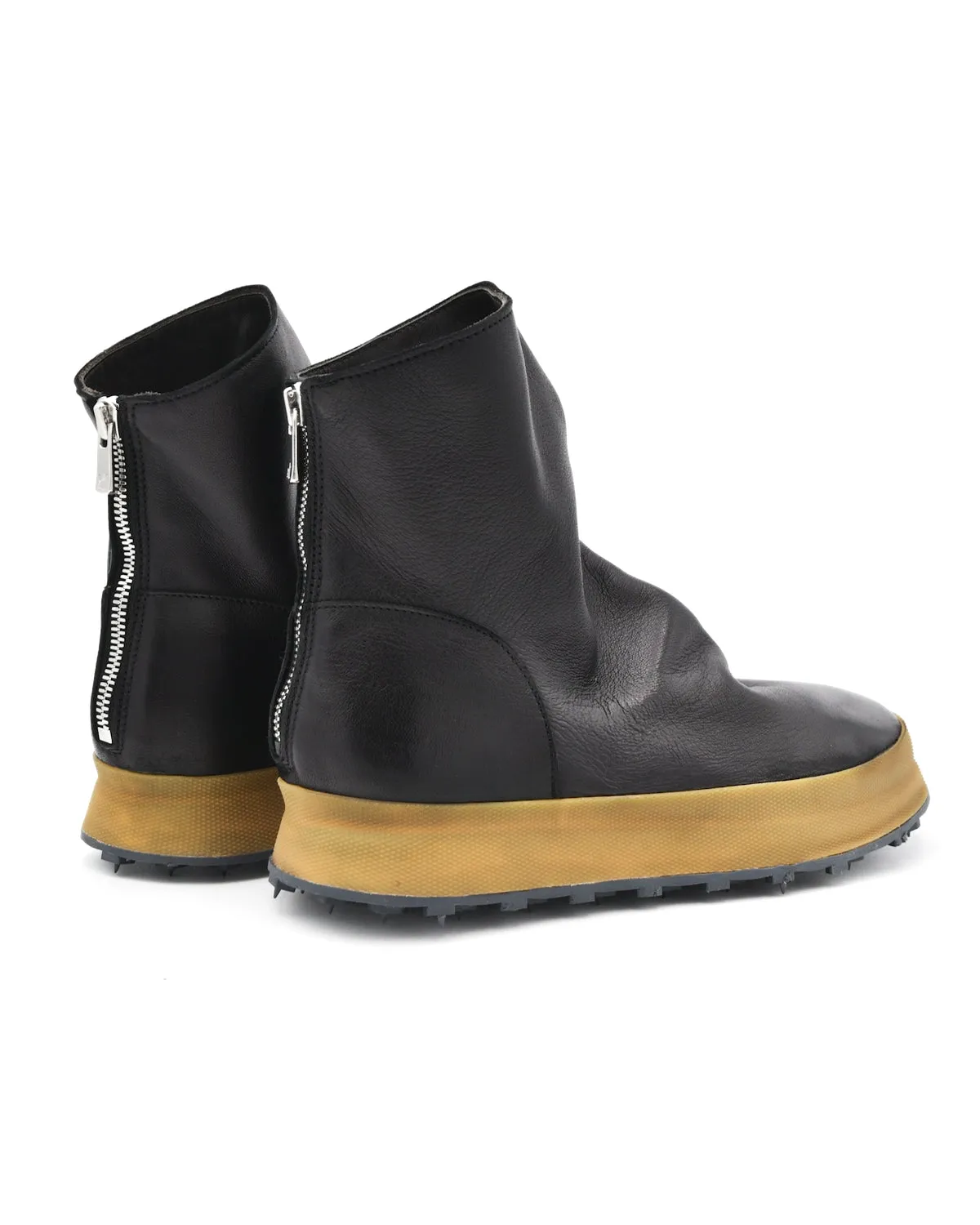 Shoto Slouchy Black Sneaker Boot