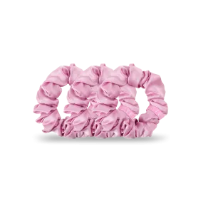 Teleties Silk Scrunchies - Large Band Pack of 3 - I Pink I Love You