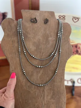 The Must Have Sterling Silver NA Navajo Pearl Necklace