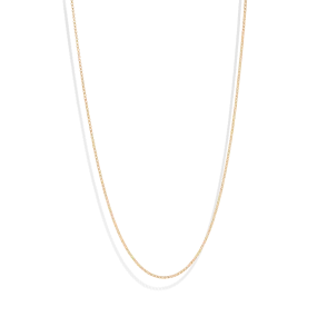 THE RILEY ROLO NECKLACE S - 18k gold plated