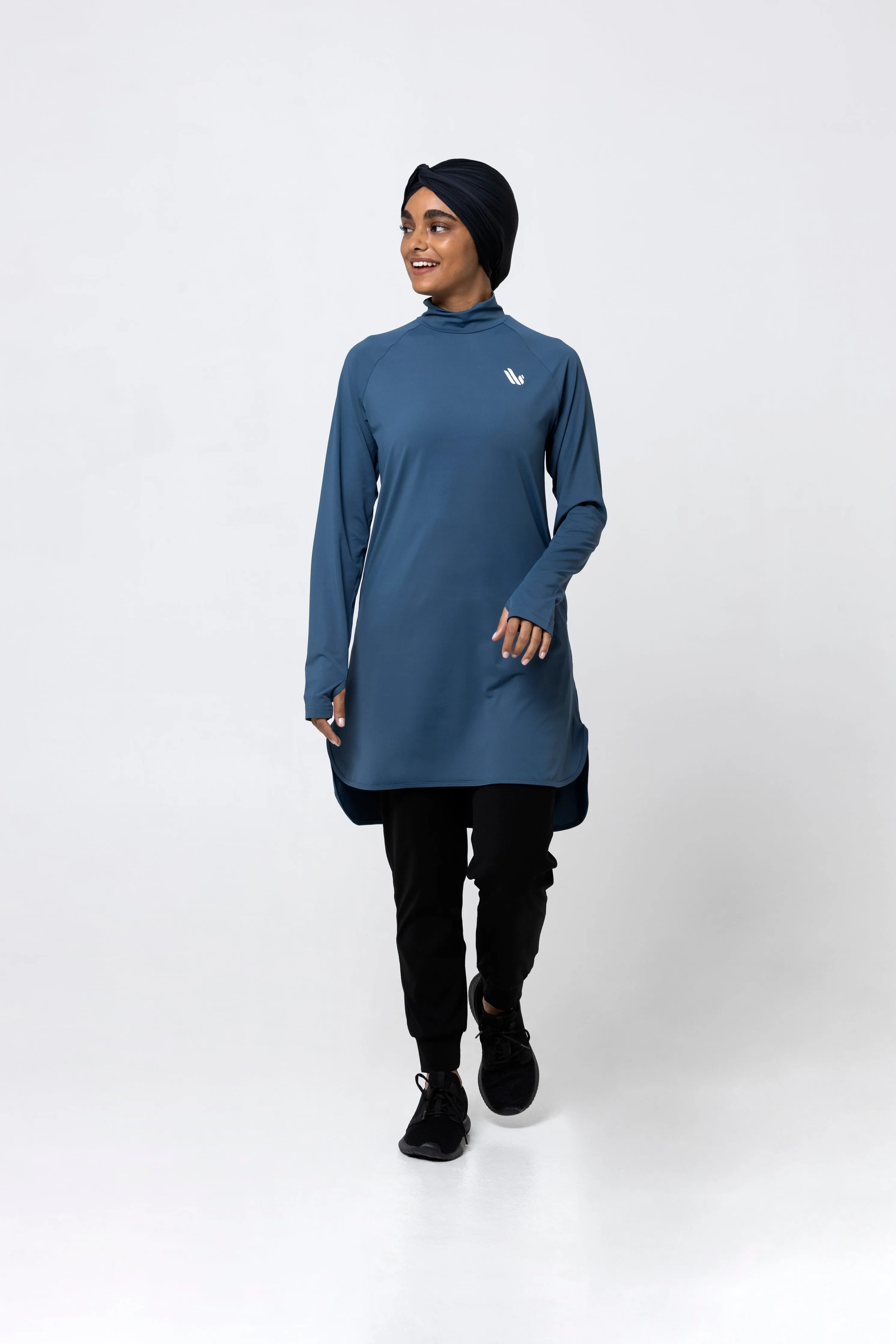 The Staple Modest Sports Dress- Petrol