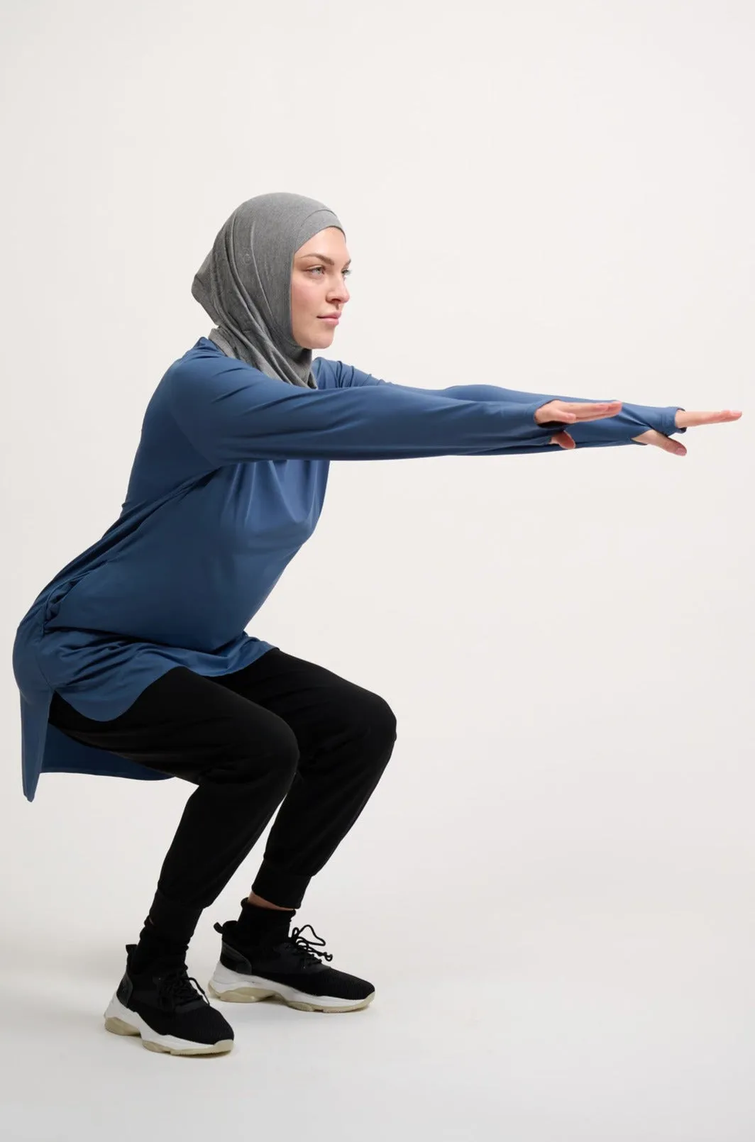 The Staple Modest Sports Dress- Petrol