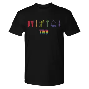 The Walking Dead Pride Icons Adult Short Sleeve T-Shirt