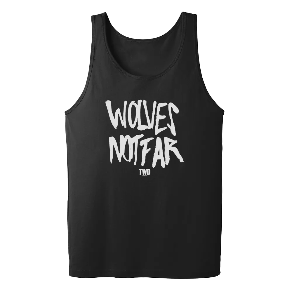 The Walking Dead Wolves Not Far Adult Tank Top