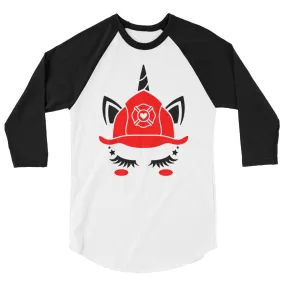 Thin Red Unicorn Raglan