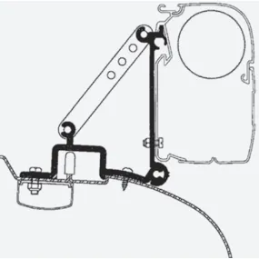 Thule Omnistor Ducato | Jumper | Boxer <2006 Awning Adapter 307913