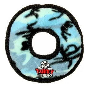 Tuffy Jr Ring Camo Blue, Dog Toy