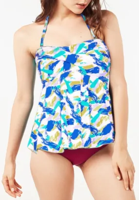 Twist Front Tankini Top (4 Prints)