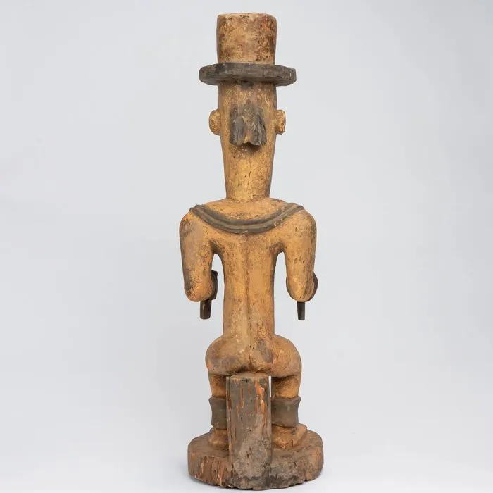 Urhobo Male Edjo Ikenga Warrior Statuette #341