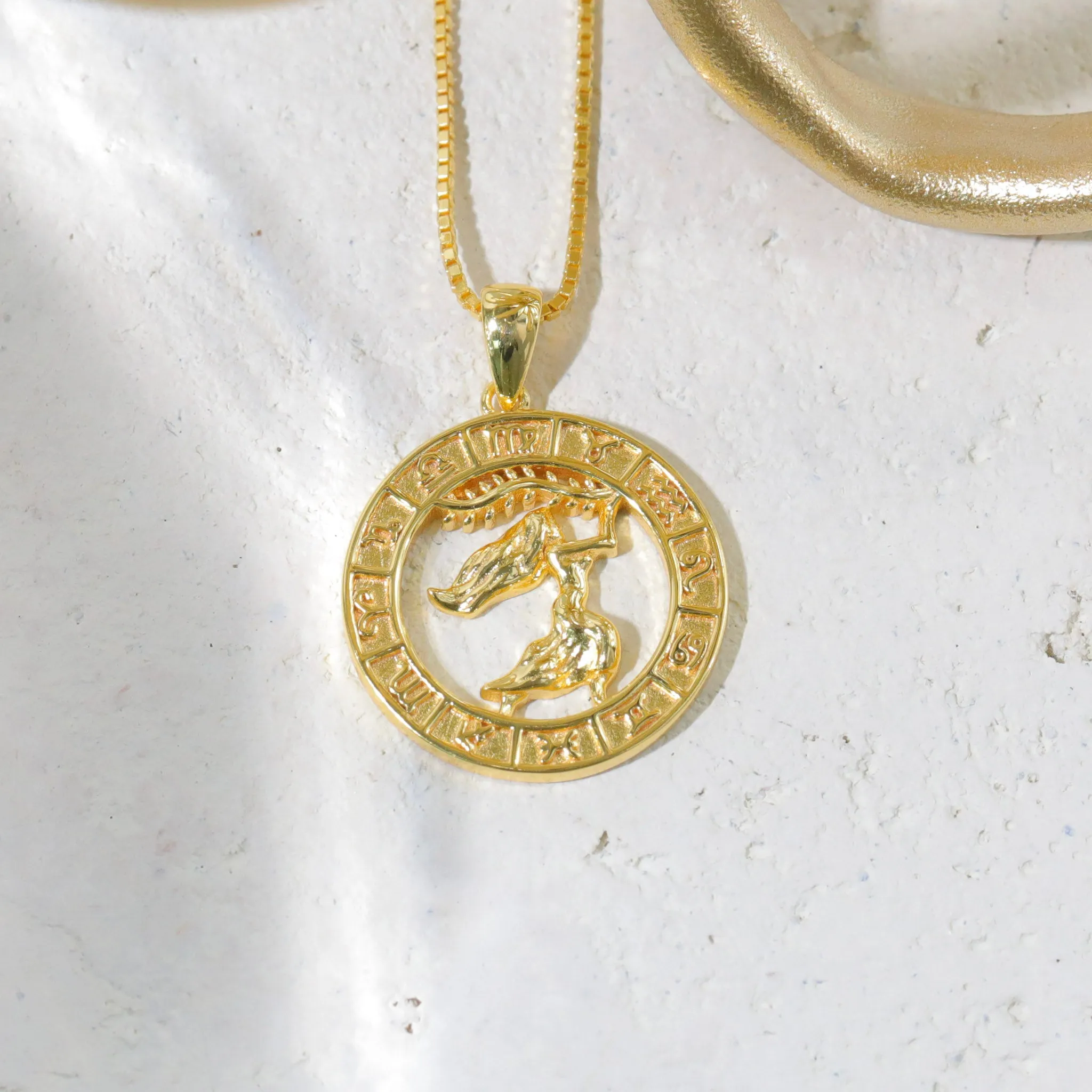 Zodiac Coin Necklace