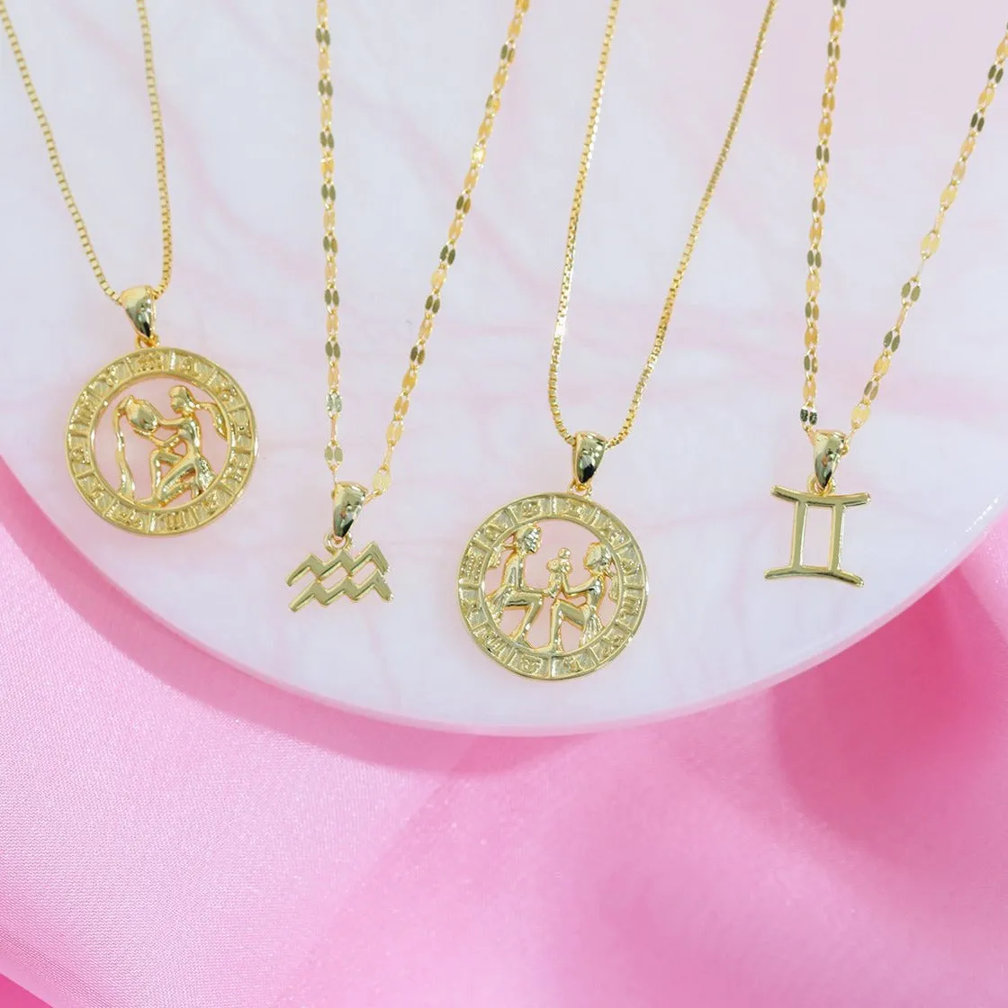 Zodiac Coin Necklace