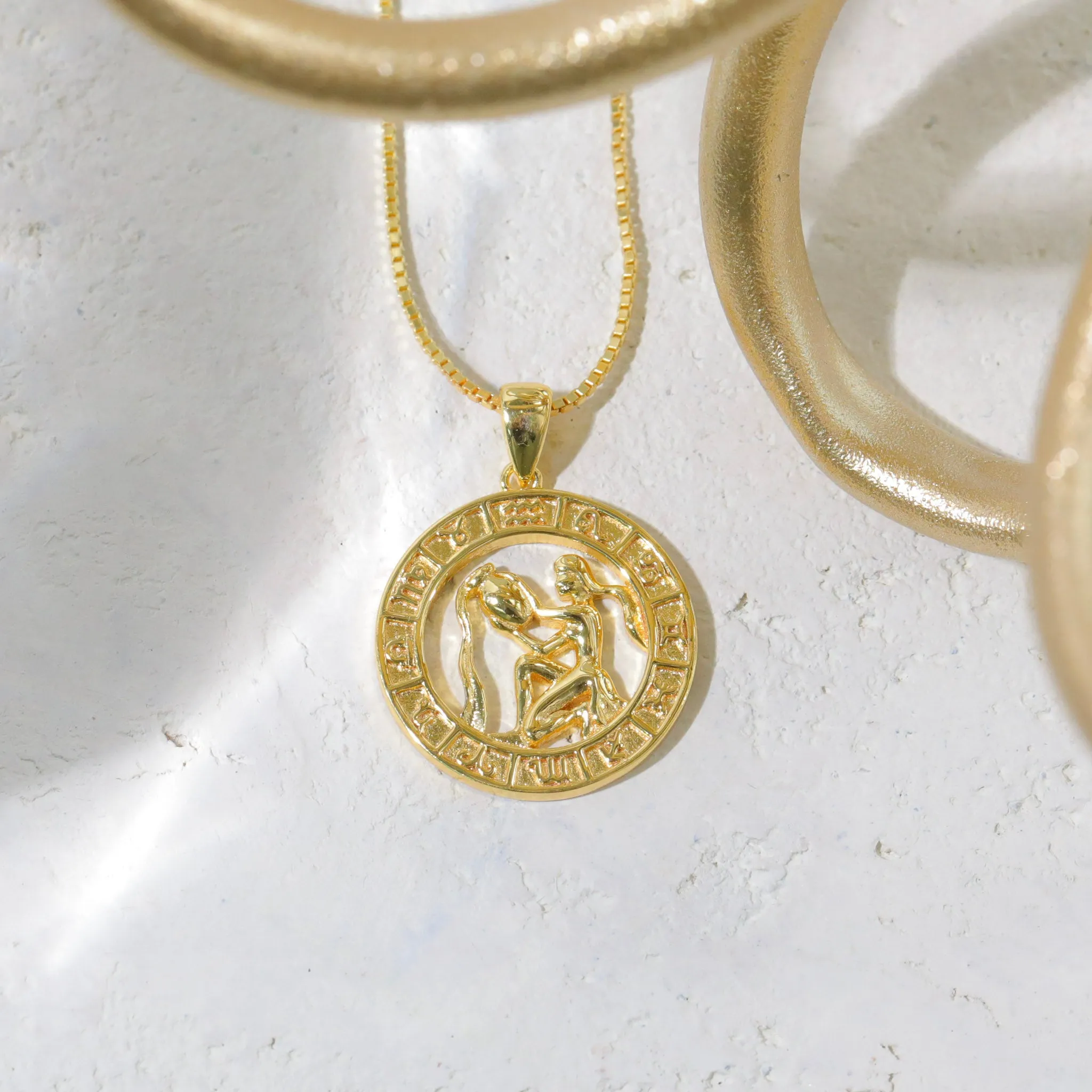 Zodiac Coin Necklace