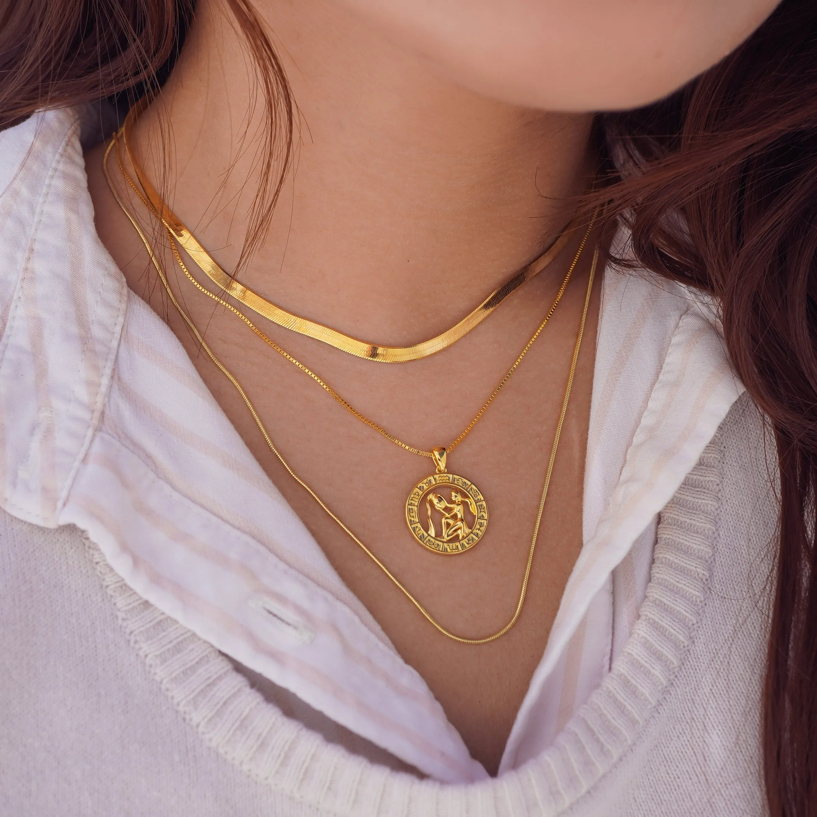 Zodiac Coin Necklace